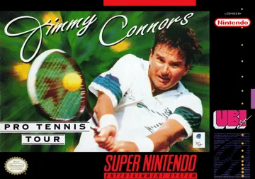 Jimmy Connors Pro Tennis Tour (USA) box cover front